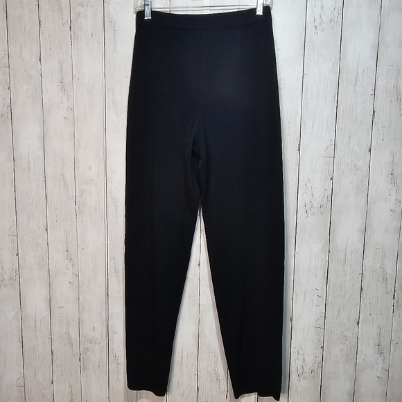 MISOOK EXCLUSIVELY Women's Black Knit Pullon Pants Elastic Waist Size Small. - Picture 1 of 6